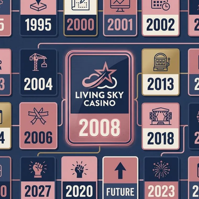 casino history and heritage milestones: Living Sky Casino